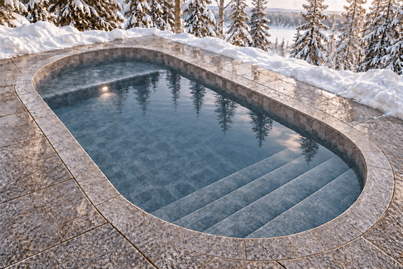 TILESTONE Cold Plunge Pools and Ice Baths