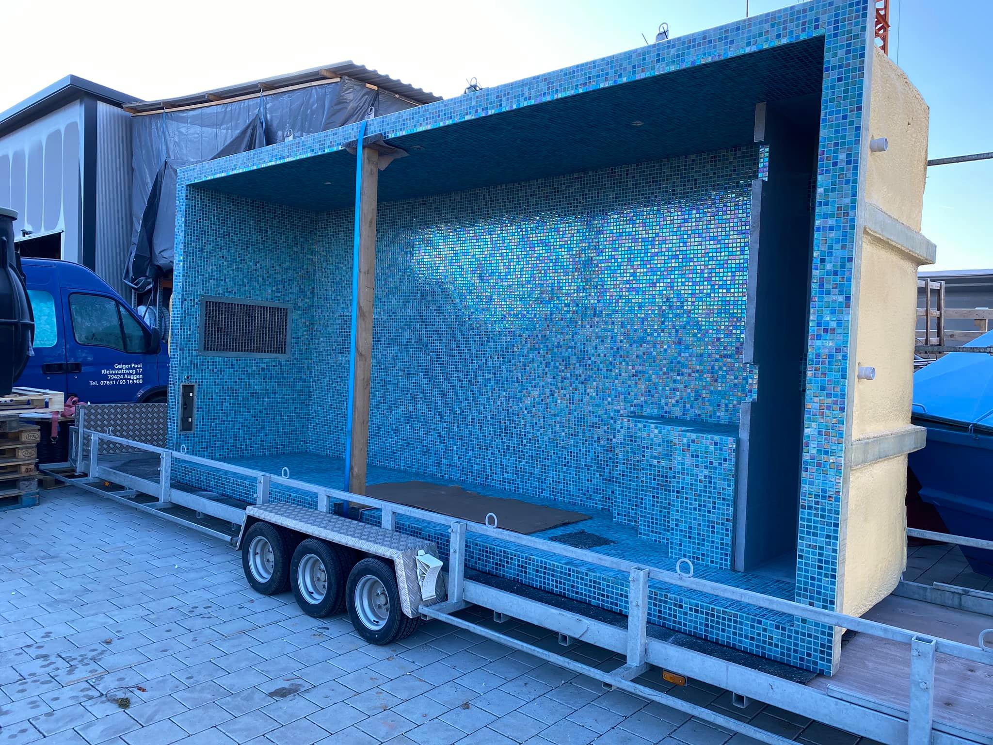 TILESTONE Swimming Pool Production and Delivery